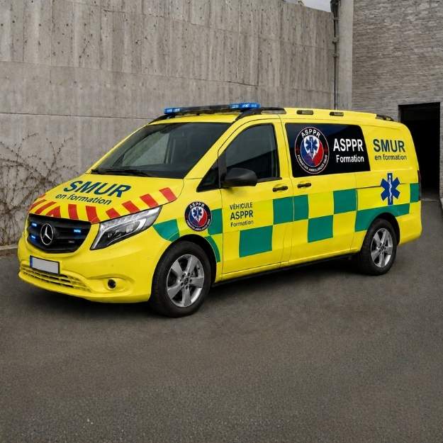 smur jaune de la formation asppr à Montpellier